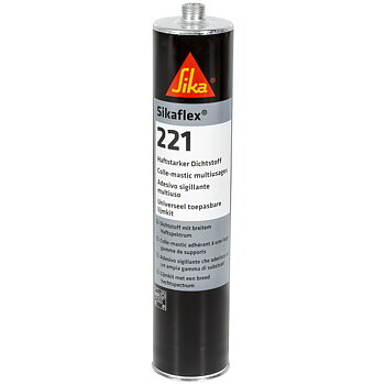 LIM-/FOGMASSA PU MÖRKGRÅ 300ML SIKAFLEX 221