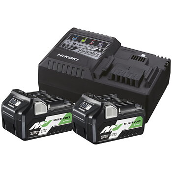 BATTERIPAKET 36V 2X BSL36A18 + LADDARE UC18YSL3 MV