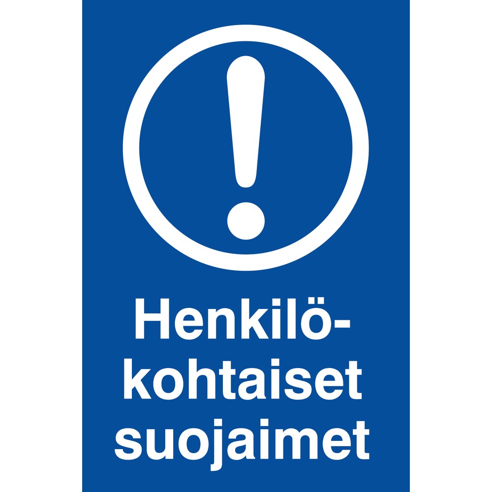 SKYLT HENKILÖKOHTAISET SUOJAIMET 200x300