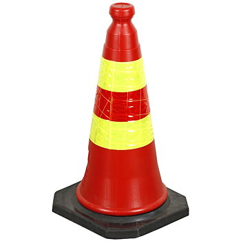 TRAFIKKON 450MM MED BASPLATTA 1KG