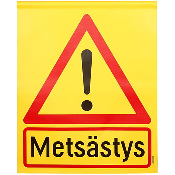 VARNINGSFLAGGA METSÄSTYS