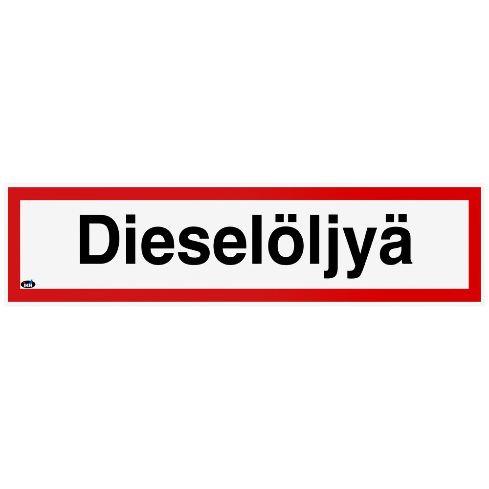 SKYLT DIESELÖLJYÄ 400X100