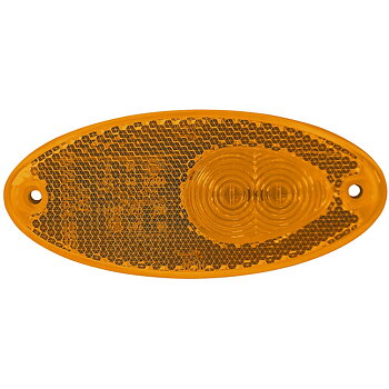 POSITIONSLJUS LED GUL 12V 0,5M OVAL