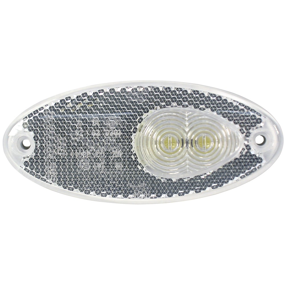 POSITIONSLJUS LED VIT 12V 0,5M OVAL