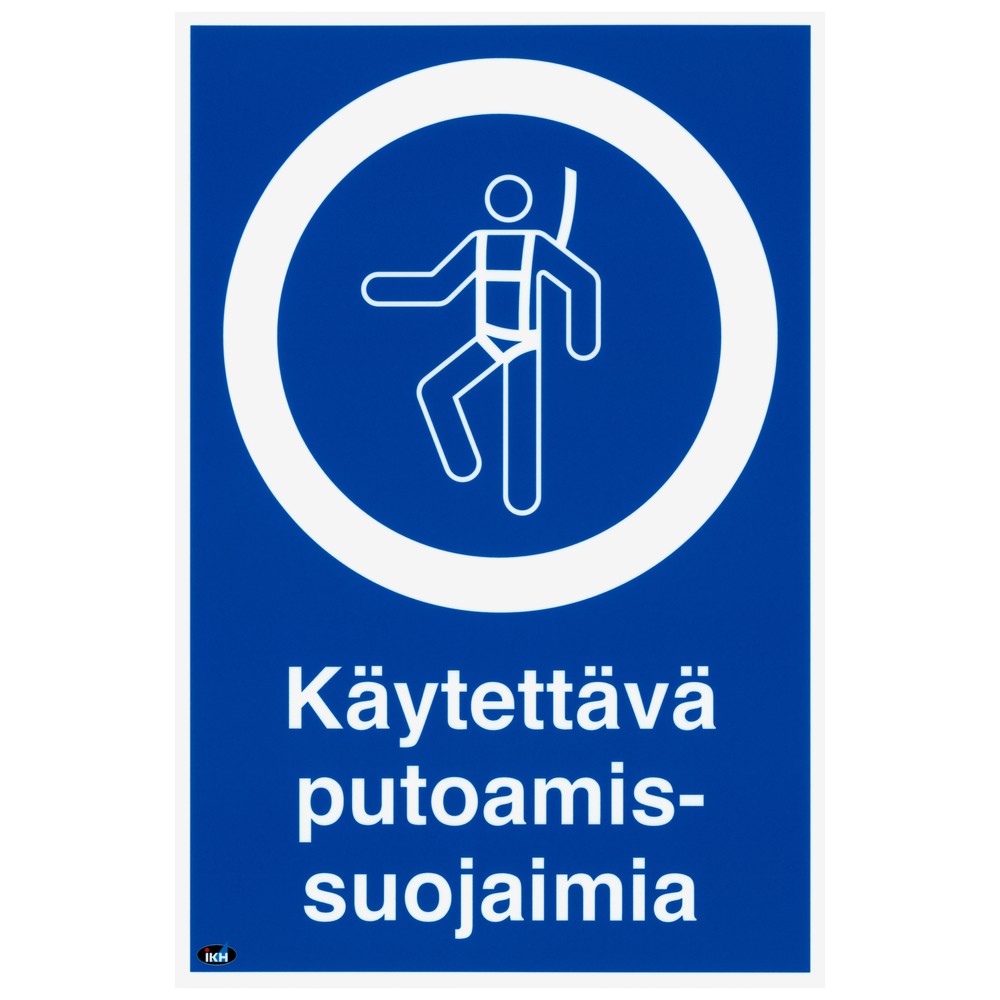 SKYLT KÄYTETTÄVÄ PUTOAMISSUOJAIMIA 200X300