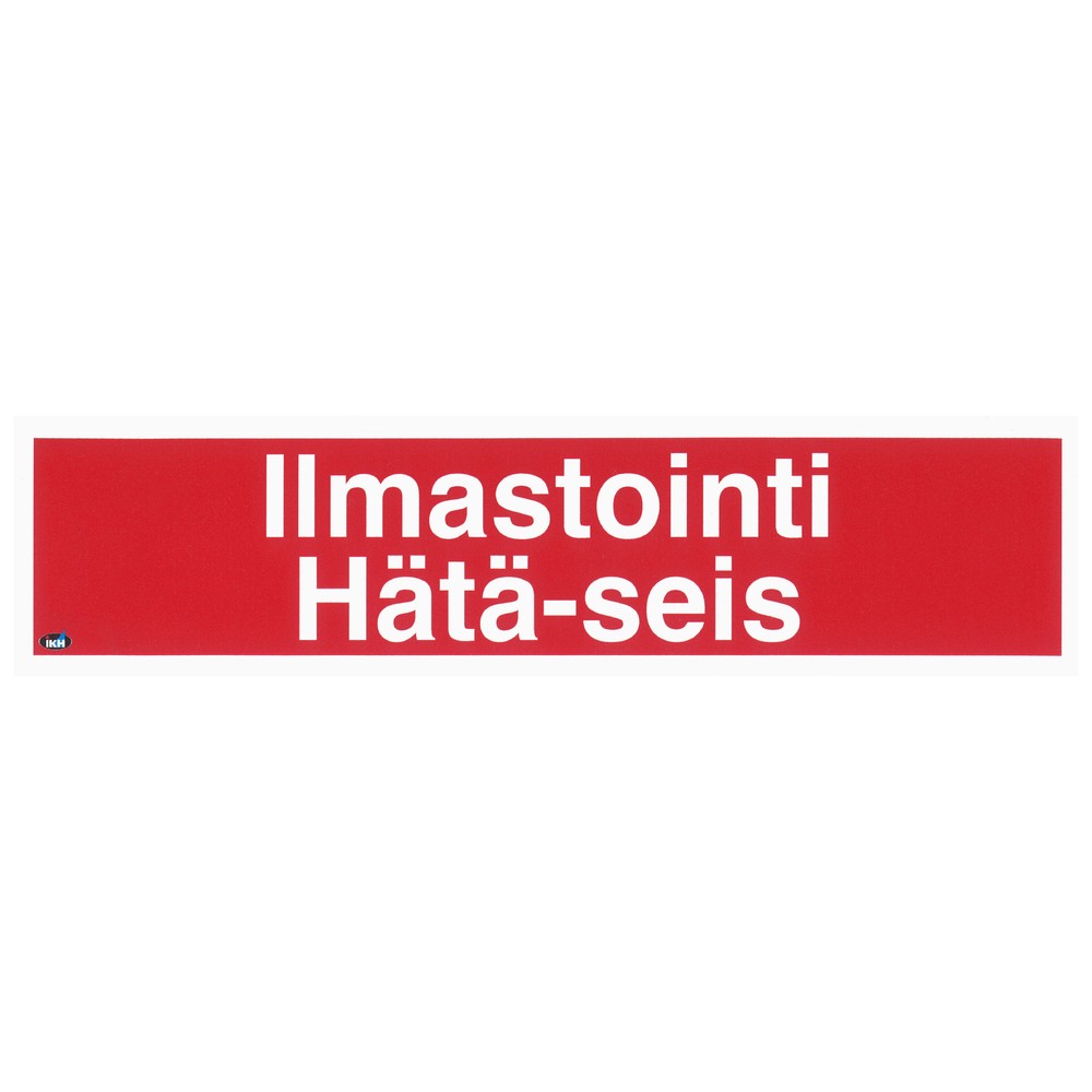 DEKAL ILMASTOINTI HÄTÄ-SEIS 200X50