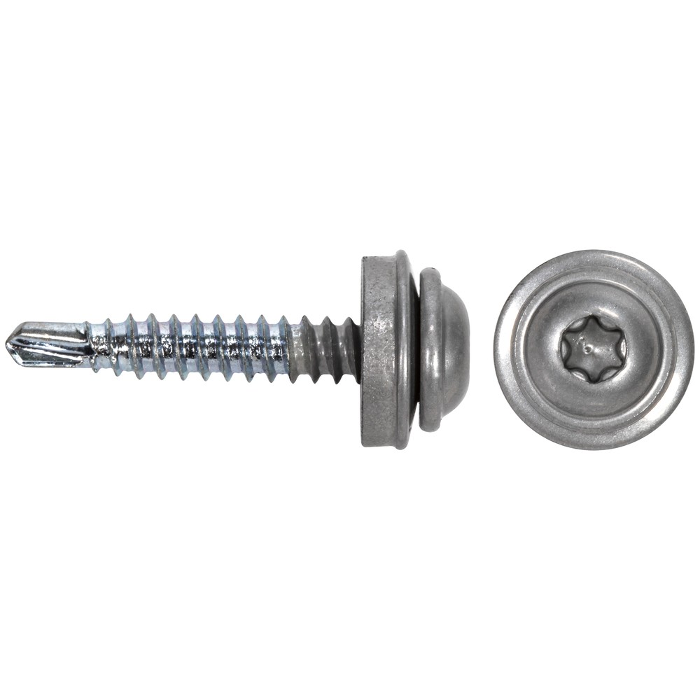 FARMARSKRUV 4,2X25 A2 100ST SILVER/RAL9006