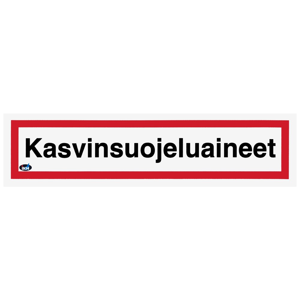DEKAL KASVINSUOJELUAINEET 200X50 ETIKETT