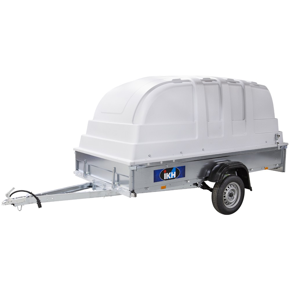 SLÄPVAGN 305X140X30 825KG 1-AXEL MED  KÅPA 100CM