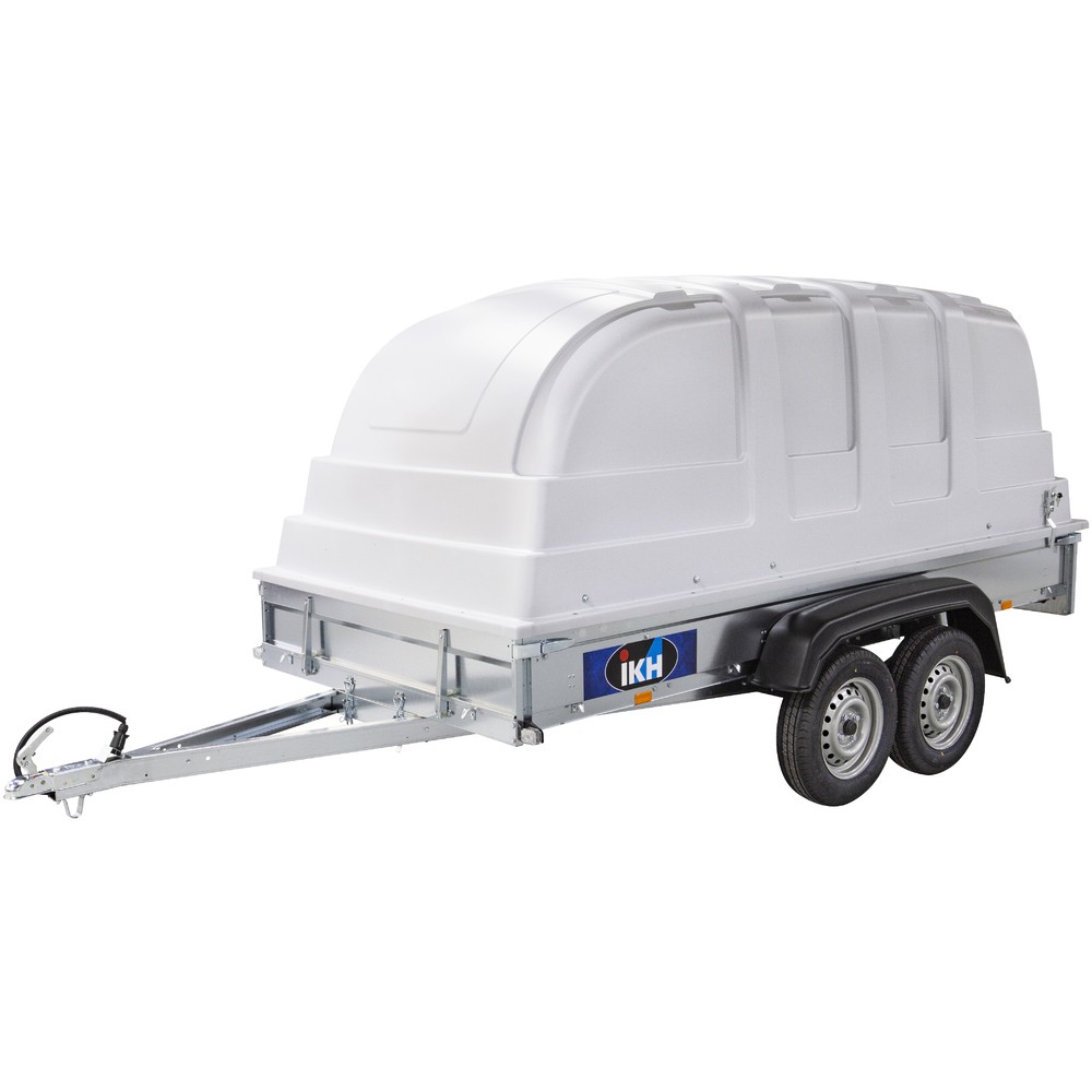 SLÄPVAGN 325X140X24 825KG BOGGIE AXEL  MED KÅPA 10