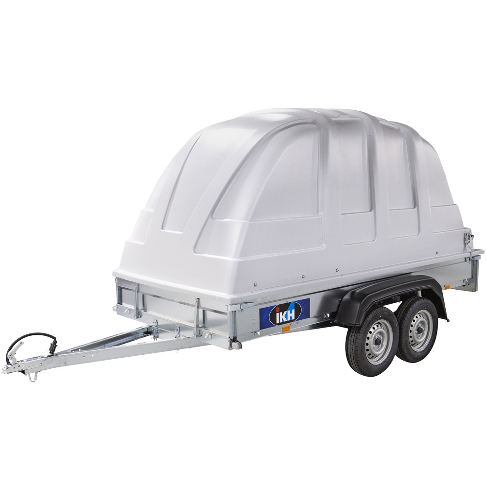 SLÄPVAGN 325X140X24 825KG BOGGIE AXEL  MED KÅPA 12