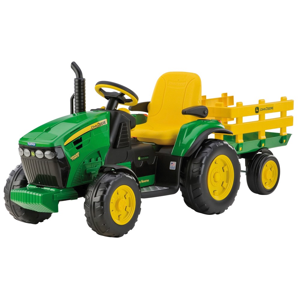 JD GROUND FORCE ELTRAKTOR+VAGN 12V/8AH