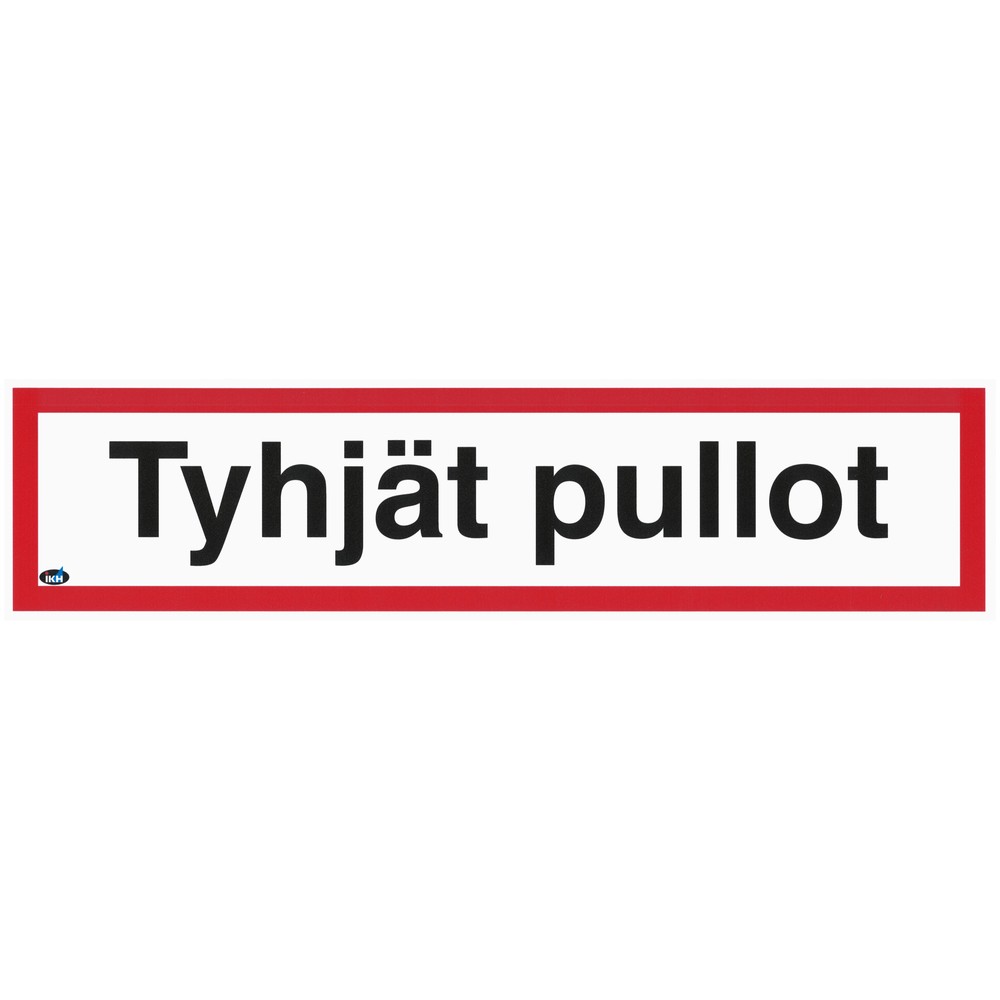 SKYLT TYHJÄT PULLOT 400X100