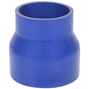 SILIKONSLANG 102/76MM L=102MM REDUCERING BLÅ