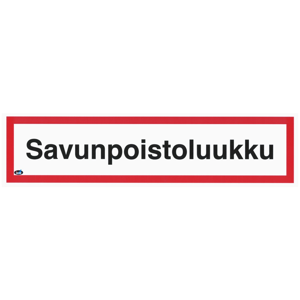 DEKAL SAVUNPOISTOLUUKKU 400X100