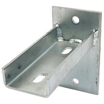 VÄGGHÅLLARE FÖR TVÅ SKENOR