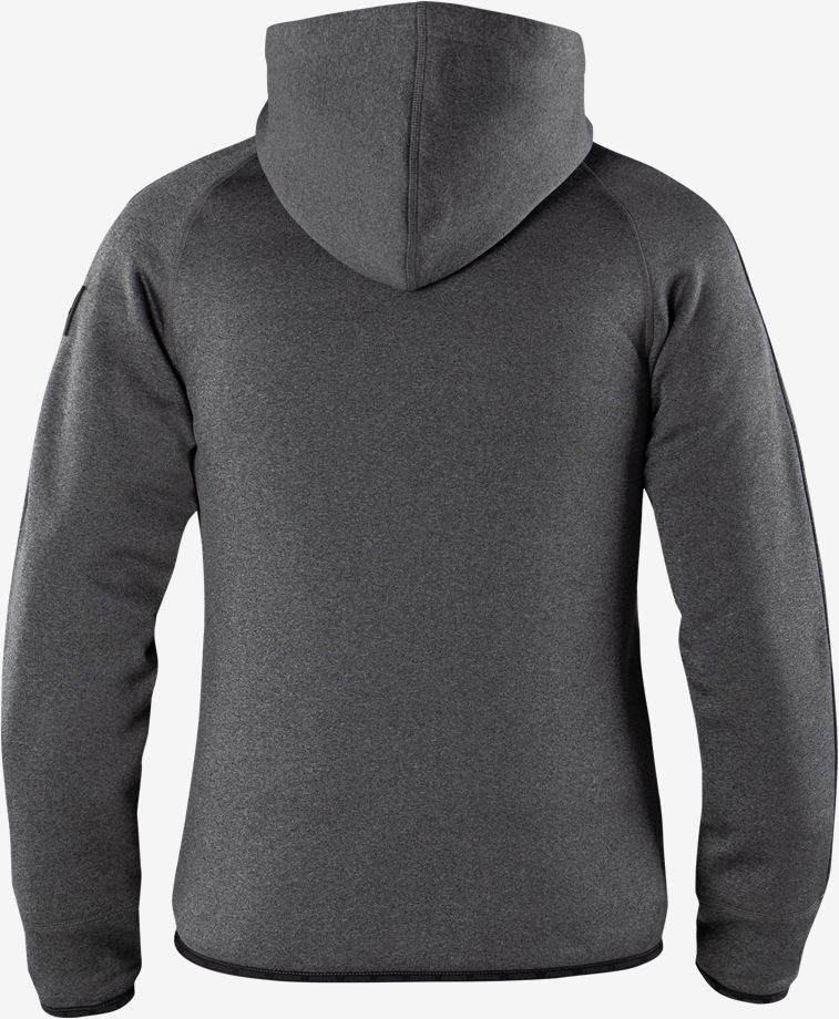 Calcium Polartec® power stretch hoodie antracitgrå, dam - 3