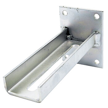 VÄGGHÅLLARE FÖR TVÅ SKENOR