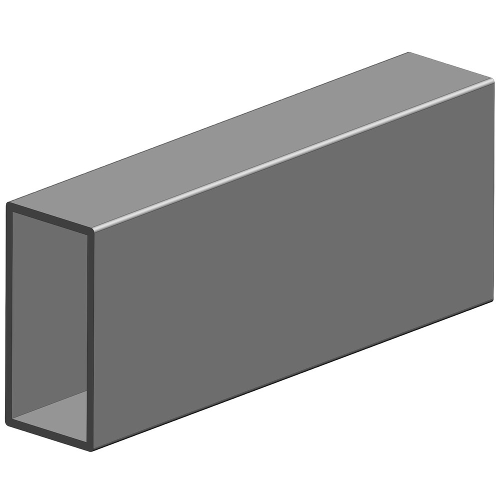 FYRKANTSRÖR 20X40X1,5X2000MM STÅL