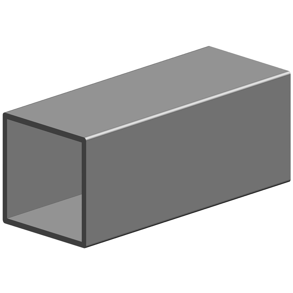 FYRKANTSRÖR 40X40X1,5X2000MM STÅL