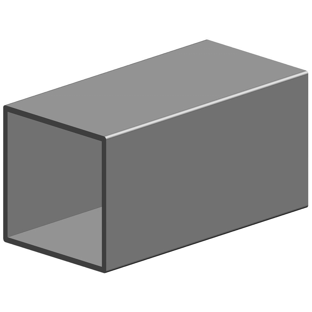 FYRKANTSRÖR 50X50X1,5X2000MM STÅL