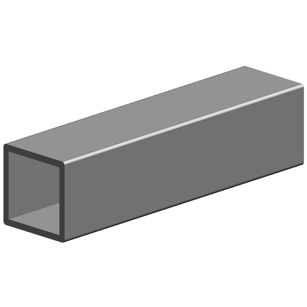 FYRKANTSRÖR 25X25X1,5X2000MM STÅL