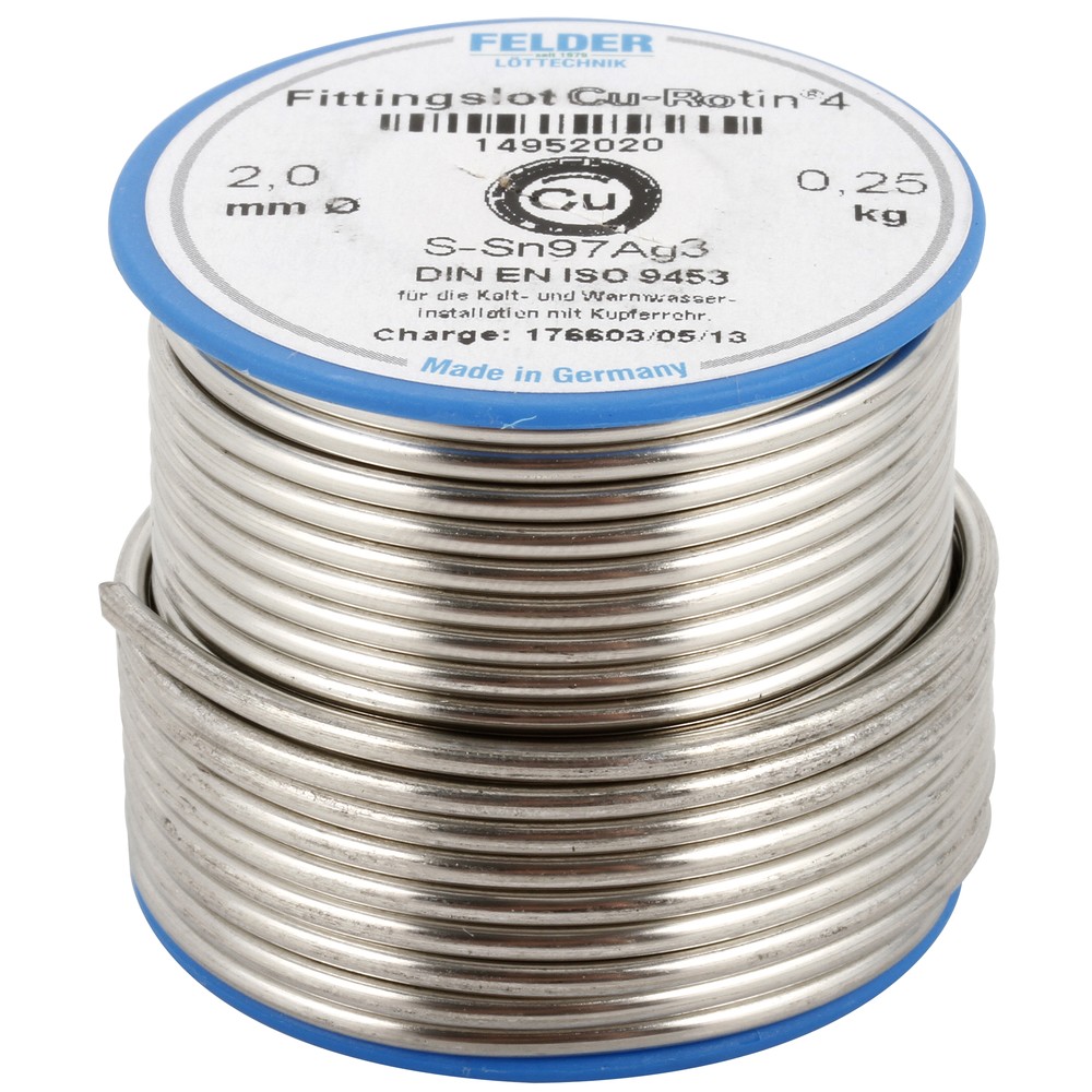 LÖDTENN 250G 2MM AG3%/SN97%