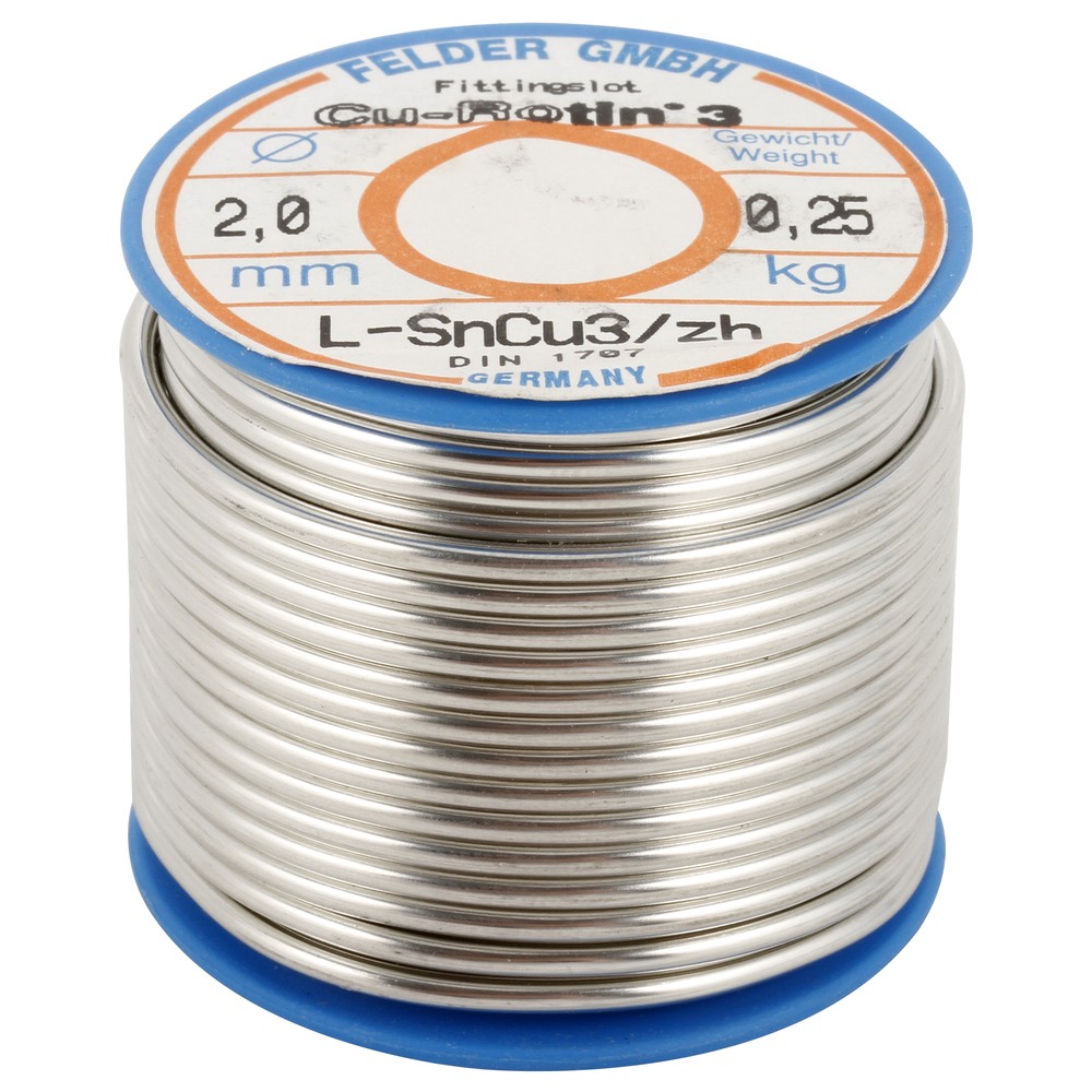 LÖDTENN 250G 2MM CU3%/SN97%