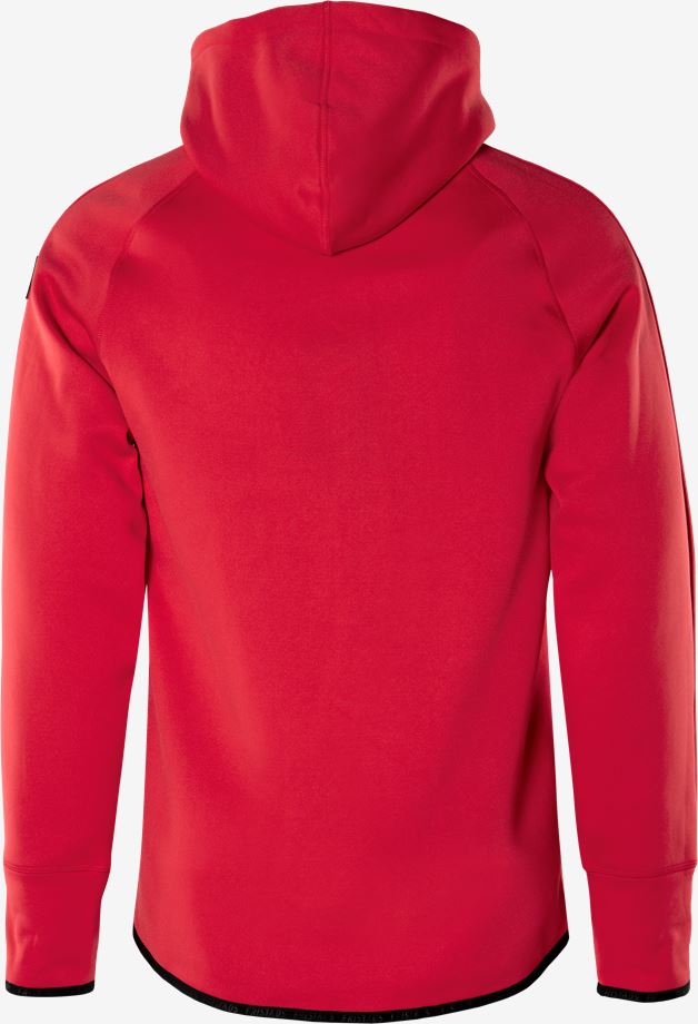 Calcium Polartec® power stretch hoodie röd - 3