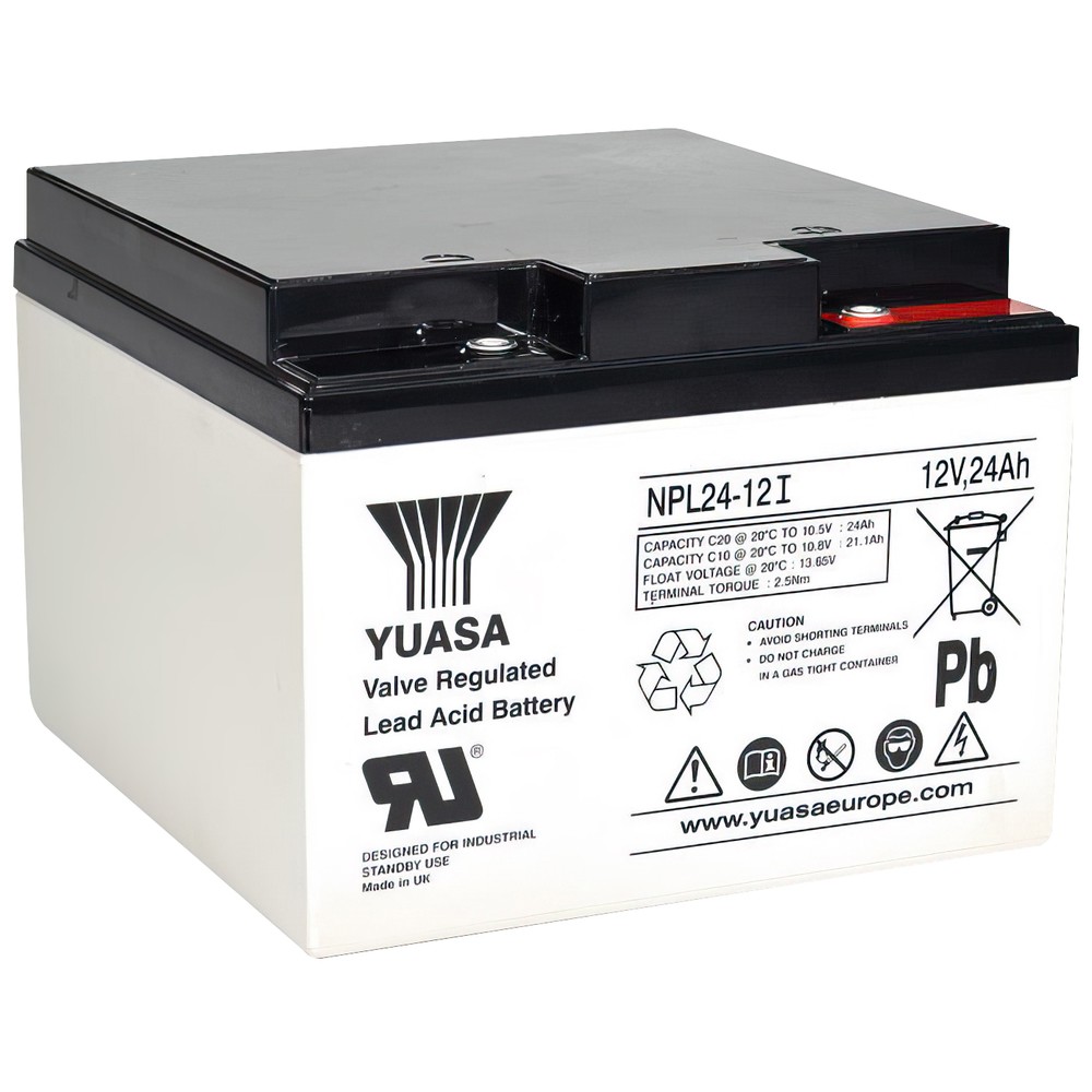 BATTERI YUASA STANDBY 12V/24A 166X175X125