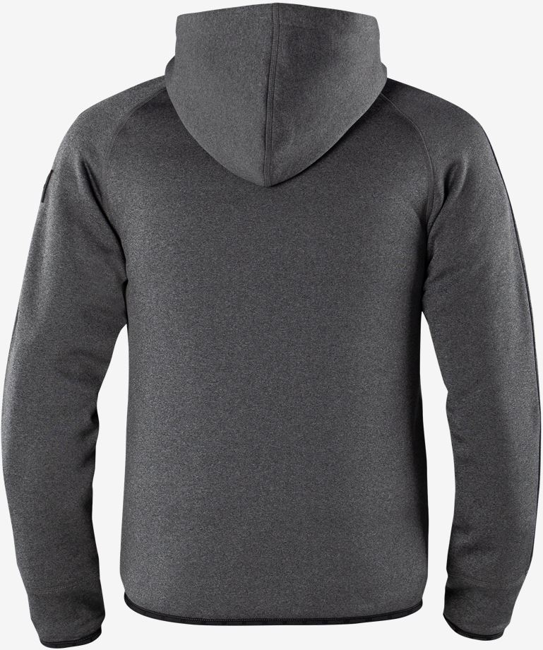 Calcium Polartec® power stretch hoodie antracitgrå - 3
