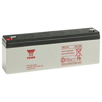 BATTERI YUASA STANDBY 12V/2.3AH 178X34X64