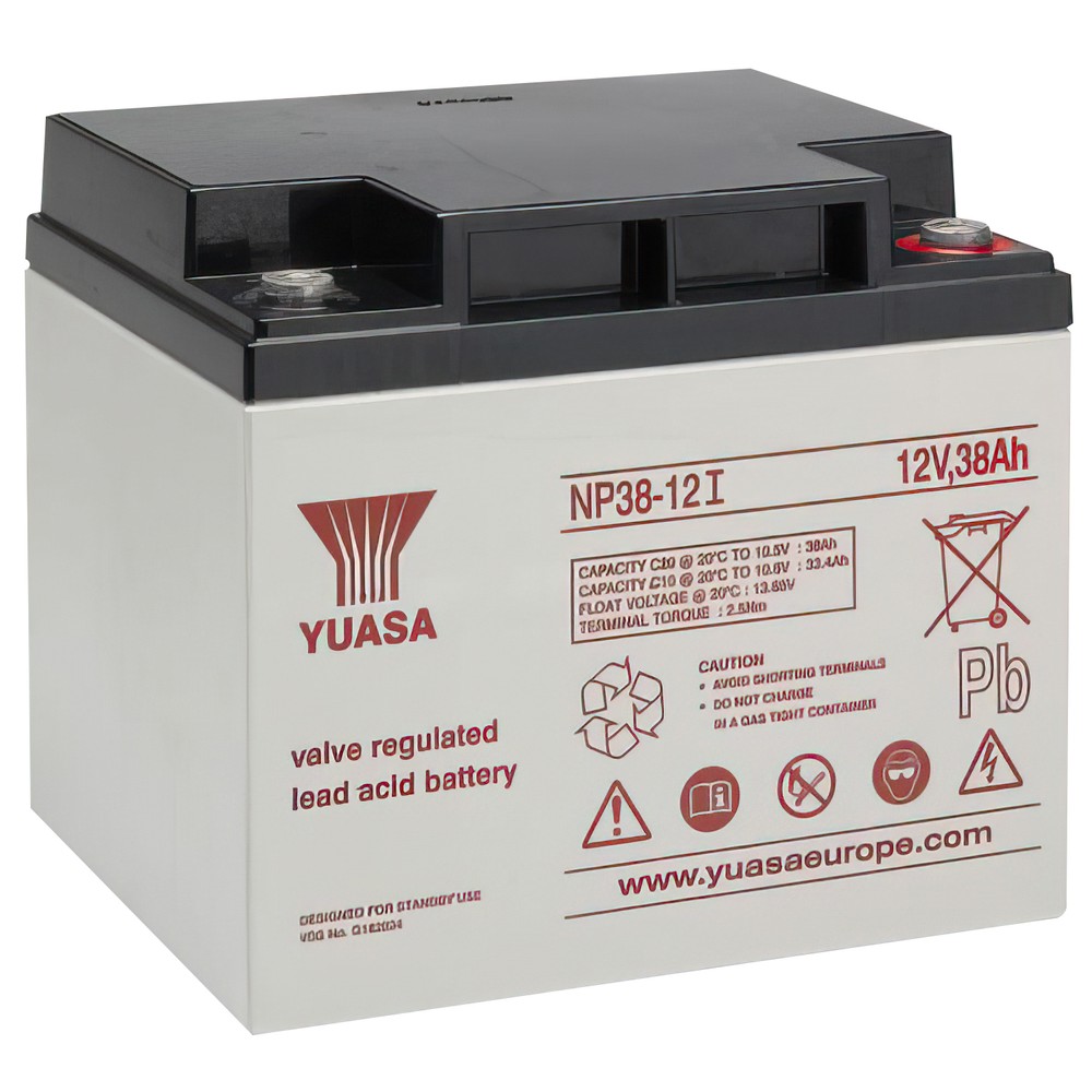 BATTERI YUASA STANDBY 12V/38A 197X165X170