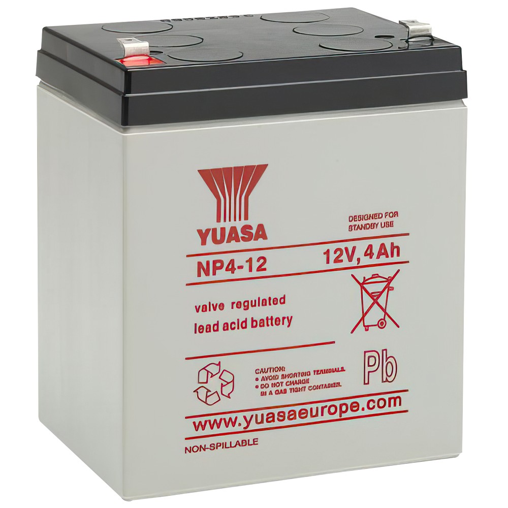 BATTERI YUASA STANDBY 12V/4A 90.0X70.0X106