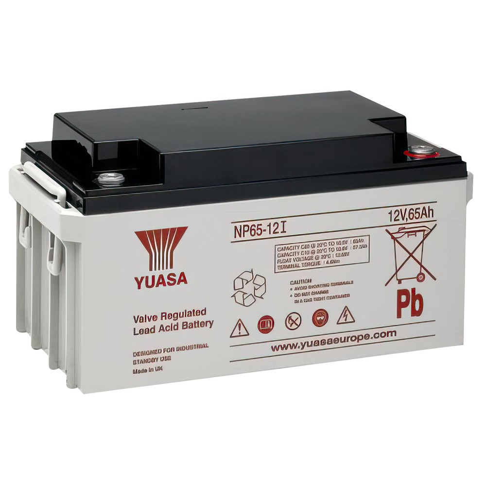 BATTERI YUASA STANDBY 12V/65A 350X166X174