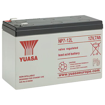 BATTERI YUASA STANDBY 12V/7A 151X65X97,5