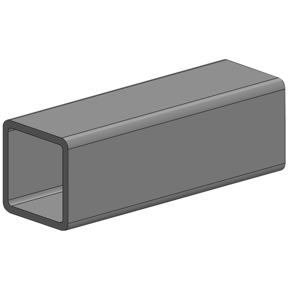 FYRKANTSRÖR 40X40X4X2000MM STÅL