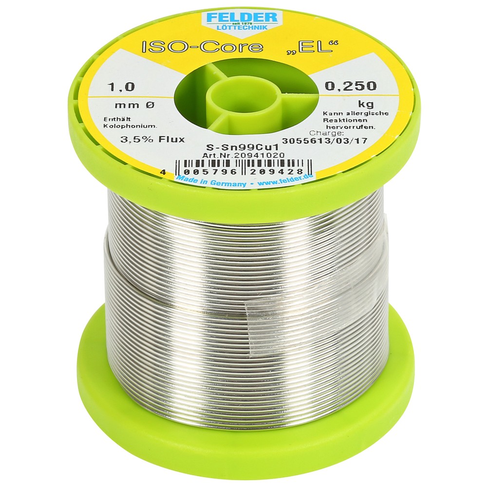 LÖDTENN SN99,3/CU0,3 1,0MM /250G