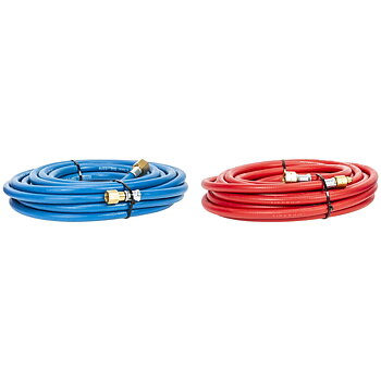 TVILLINGSLANG SVETSGAS 10M/6MM 1/4" OXYGEN/ACET.