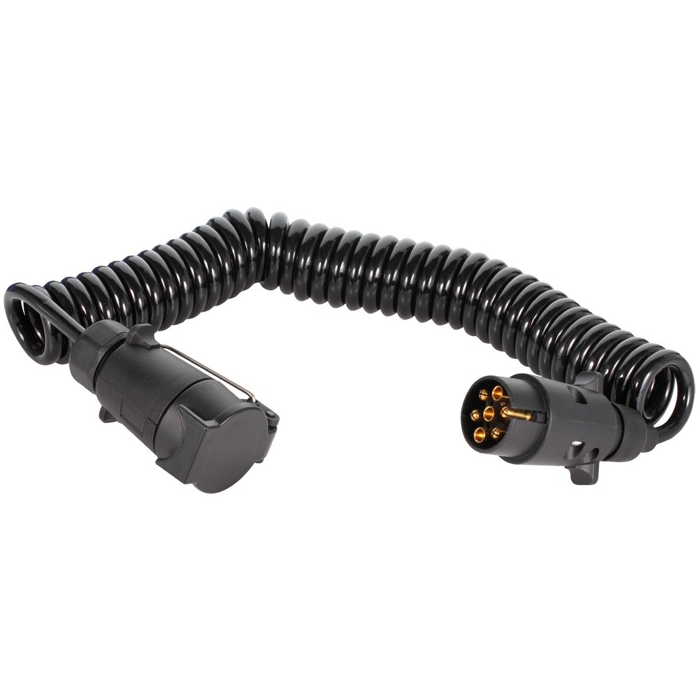SKARVSKABEL 7-POL 12V SPIRAL 4,5M