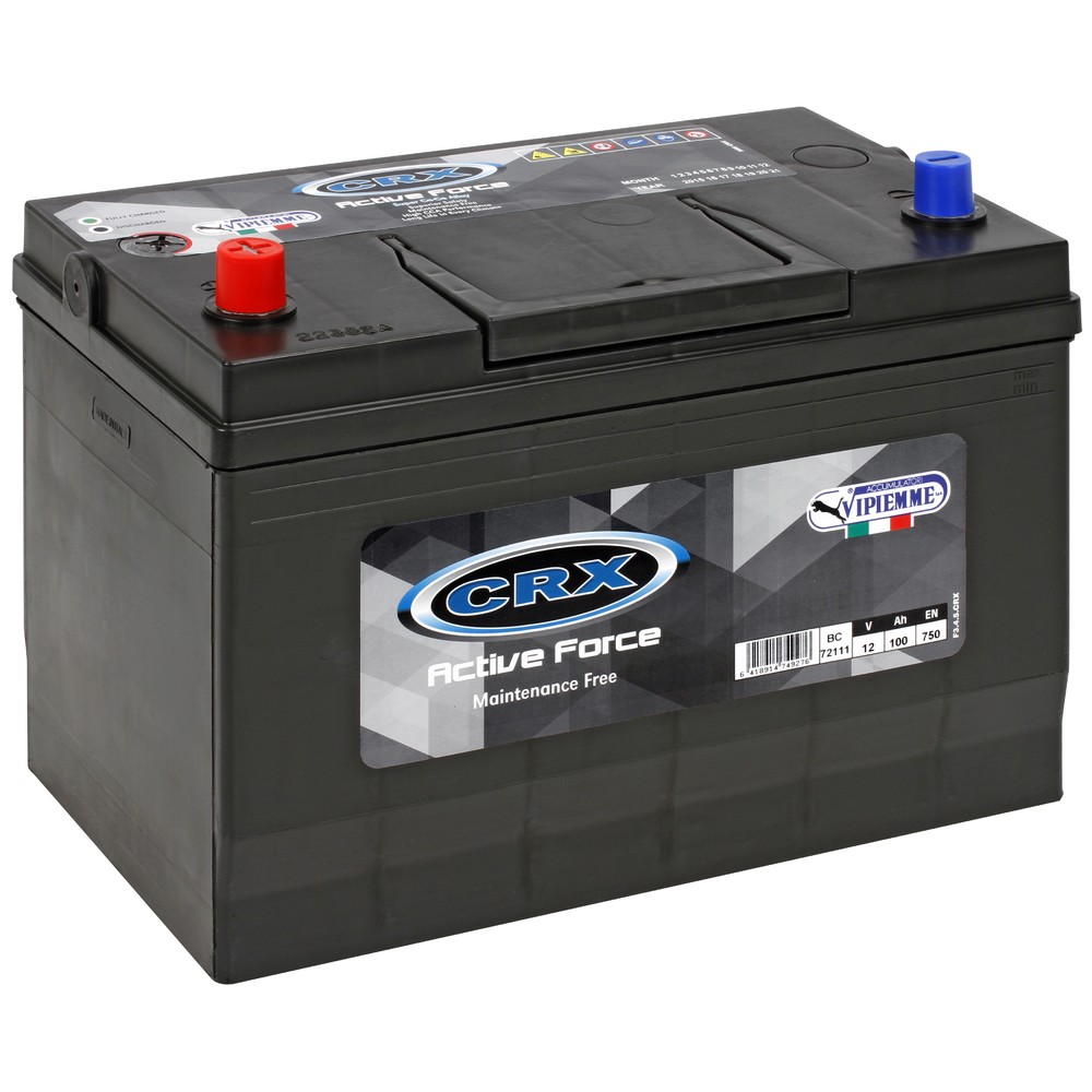 BATTERI AF CRX 100AH +- ASIA 306X173X225