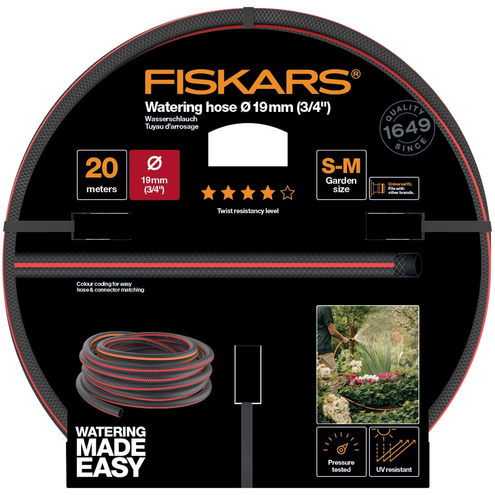 BEVATTNINGSSLANG 19MM (3/4") 20M Q4 FISKARS
