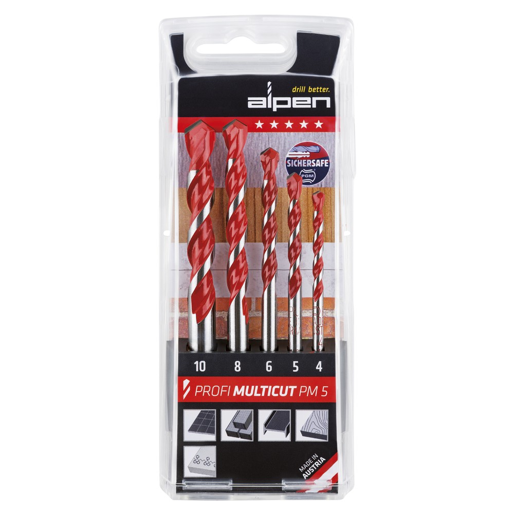 BORRSATS 5 DELAR 4-10MM PROFI MULTICUT