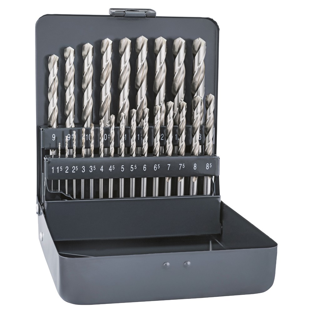 METALLBORRSATS 25 DELAR 1-13MM HSS COBALT