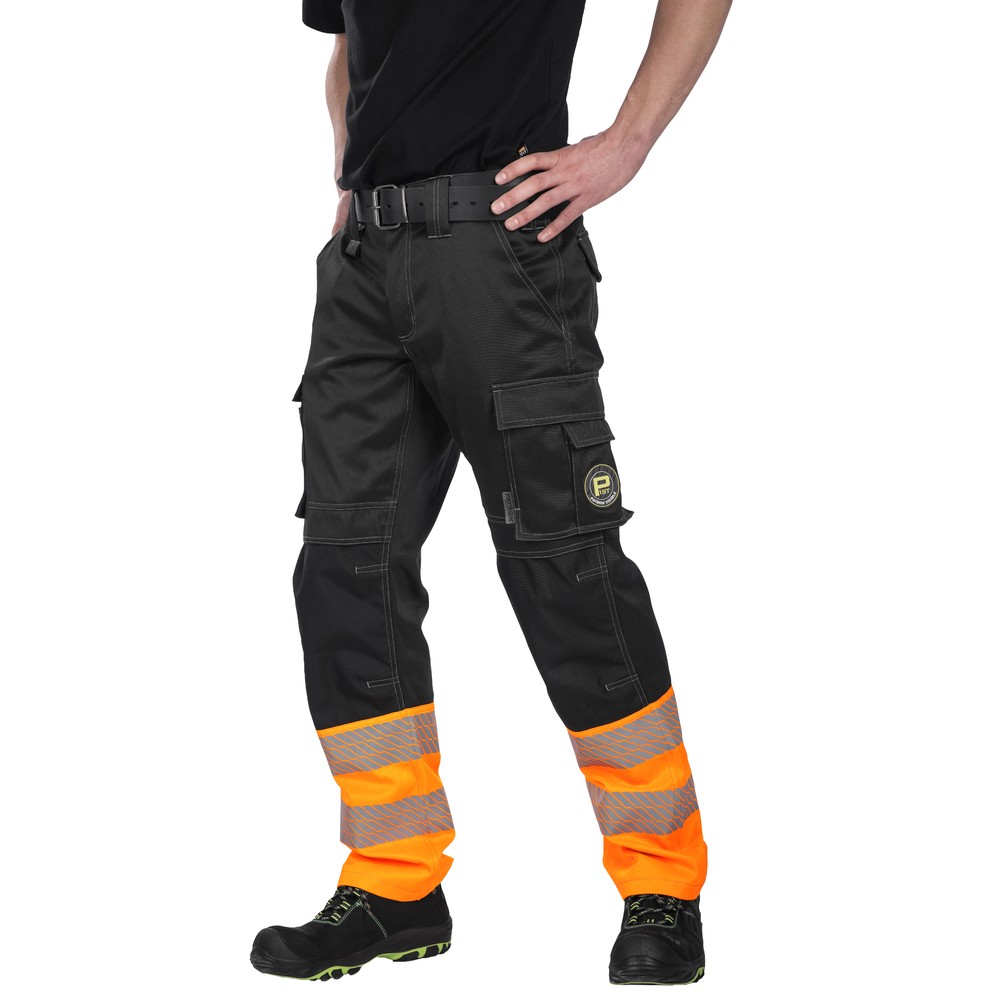 VARSELBYXOR XL BASALTTI KL1 ORANGE/GRÅ EN20471