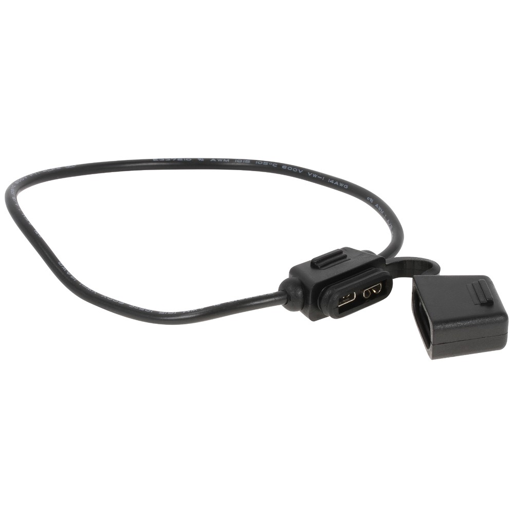 SÄKRINGSHÅLLARE PLÅT MED 2,0MM2 KABEL