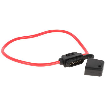 SÄKRINGSHÅLLARE PLÅT MED 3,0MM2 KABEL