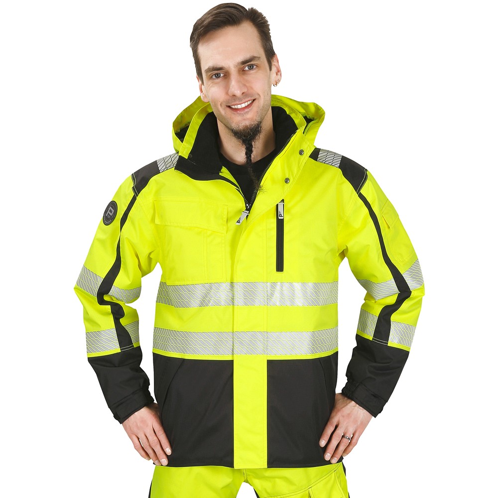VARSELJACKA VINTER ADAMIITTI XL GUL/SVART KL2
