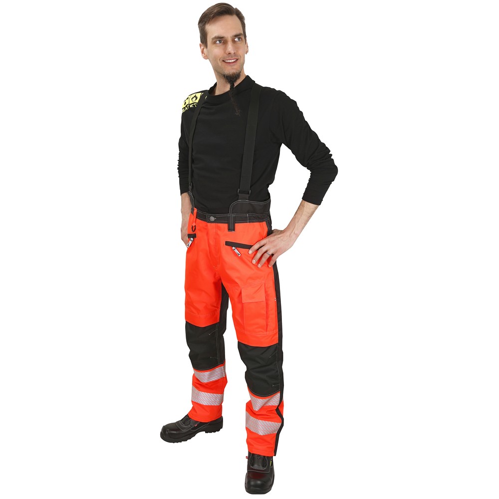 VINTERBYXOR L AMETISTI FL.RÖD/SVART KL1