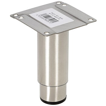BORDSBEN STÅL 80-130 X 33/30MM PYÖREÄ RST